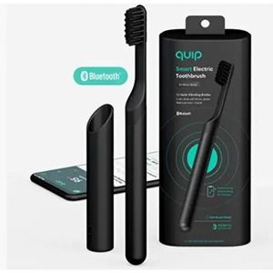 NEW! Quip Metal Black Smart Sonic Electric Power Toothbrush Bluetooth